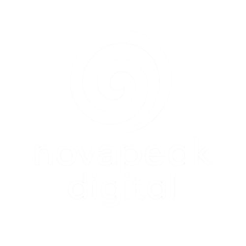 NovaPeakDigital logo white